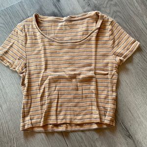Striped AE Crop Top